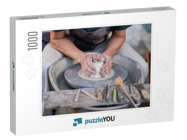 Craftsman Artist Making Craft, Pottery, Sculptor F... Jigsaw Puzzle with 1000 pieces