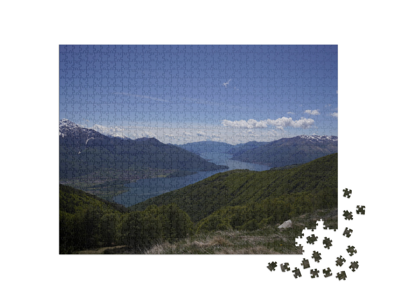 Lago Di Como Italy Lake... Jigsaw Puzzle with 1000 pieces