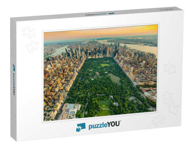 Central Park. Image of the Mall Area in Central Park, New... Jigsaw Puzzle