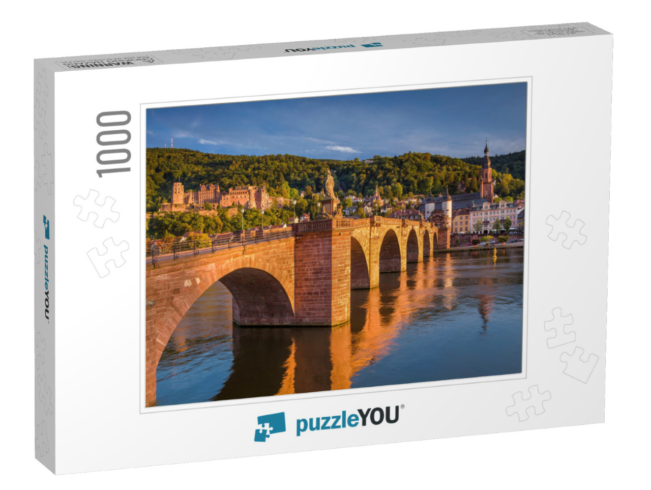 Heidelberg. Image of German City of Heidelberg During Sun... Jigsaw Puzzle with 1000 pieces