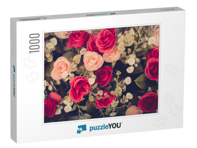 Vintage Flowers... Jigsaw Puzzle with 1000 pieces