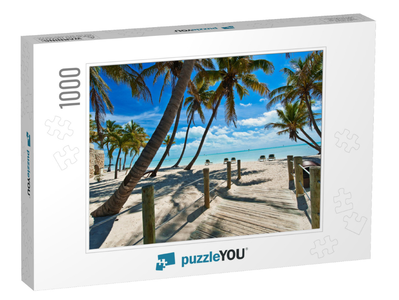 Footbridge to the Beach - Key West... Jigsaw Puzzle with 1000 pieces