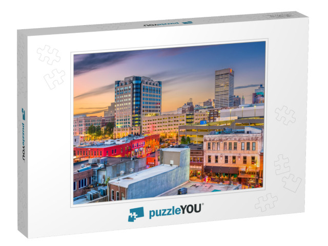 Memphis, Tennessee, USA City Skyline Over Beale Street At... Jigsaw Puzzle