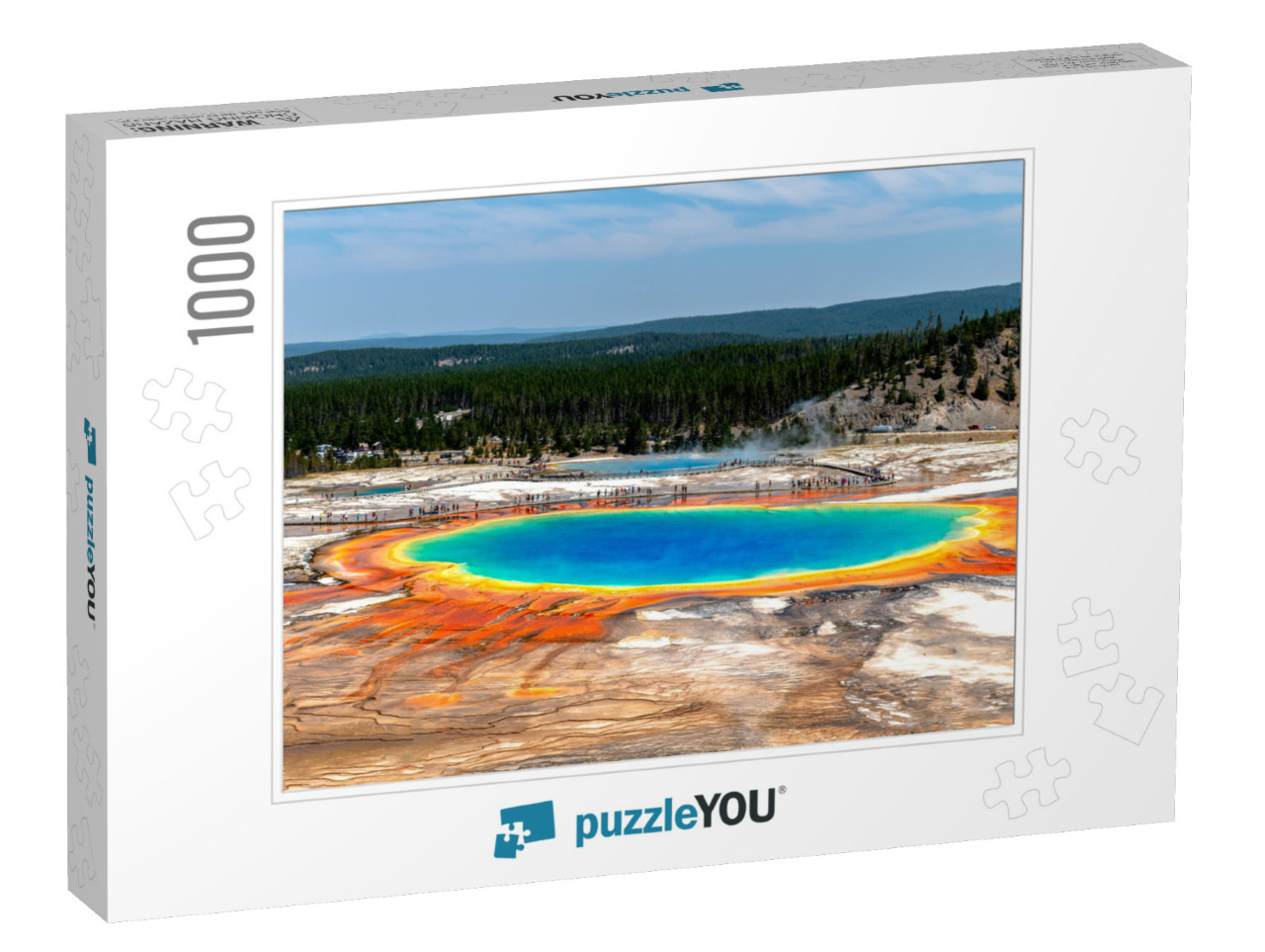 Grand Prismatic Spring Yellowstone National Park... Jigsaw Puzzle with 1000 pieces