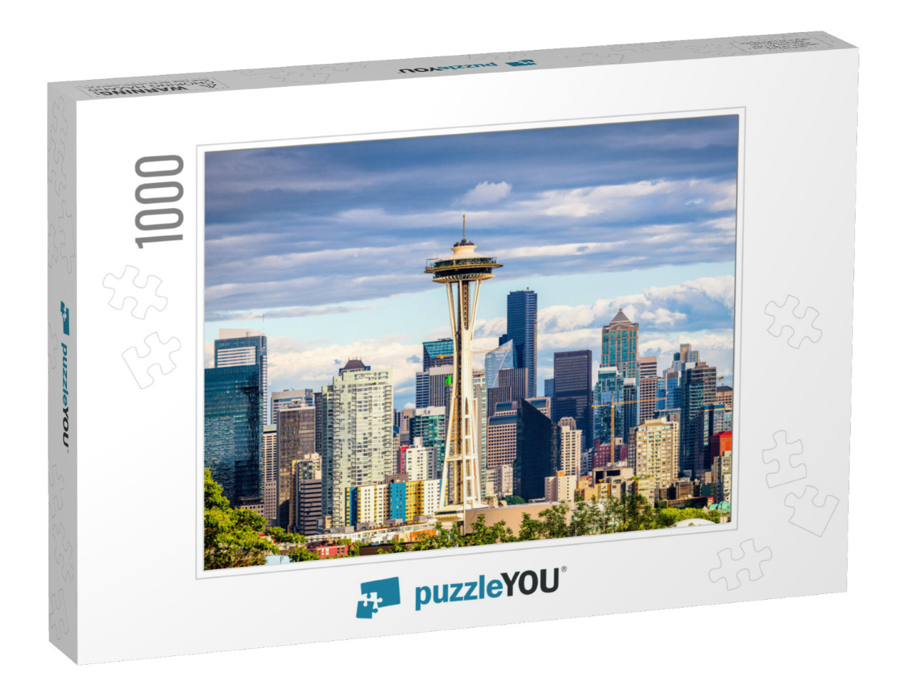 Seattle, Washington, USA Downtown Skyline... Jigsaw Puzzle with 1000 pieces