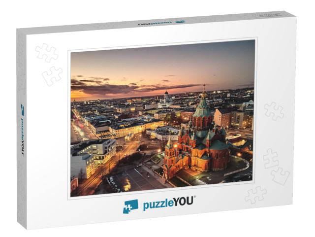 Aerial View, Presidential Palace & Uspenski Cathedral, He... Jigsaw Puzzle