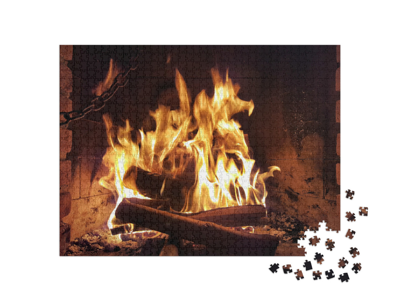 Fire Place... Jigsaw Puzzle with 1000 pieces