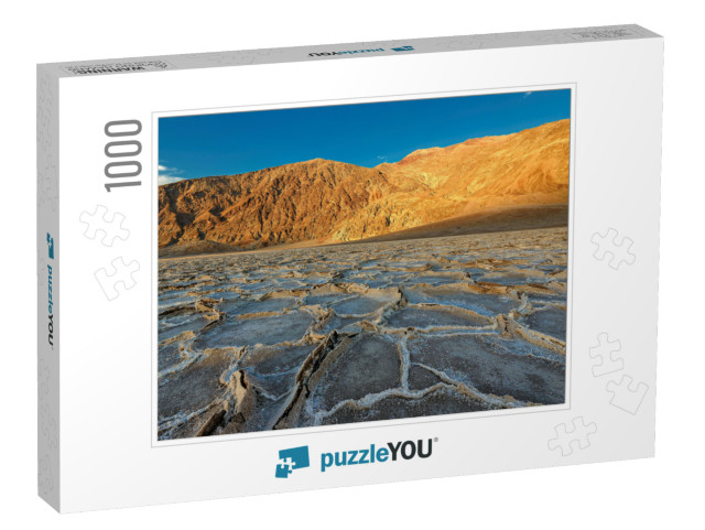 Desert, Dry Lake in Death Valley, Dry Lake Badwater, Cali... Jigsaw Puzzle with 1000 pieces