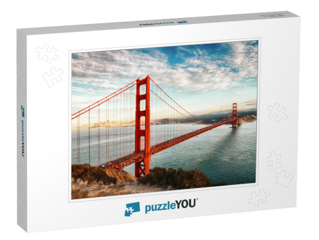 San Francisco. Image of Golden Gate Bridge in San Francis... Jigsaw Puzzle