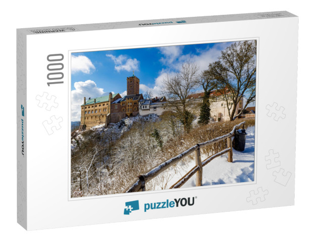 The Wartburg Castle At Eisenach in the Thuringia Forest... Jigsaw Puzzle with 1000 pieces