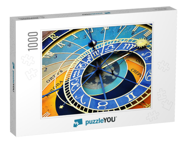 Prague Astronomical Clock in the Old Town of Prague... Jigsaw Puzzle with 1000 pieces