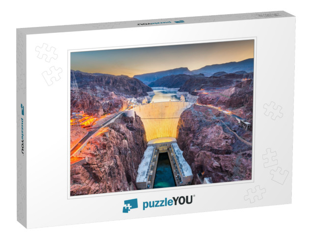 View of the Hoover Dam in Nevada, Usa... Jigsaw Puzzle