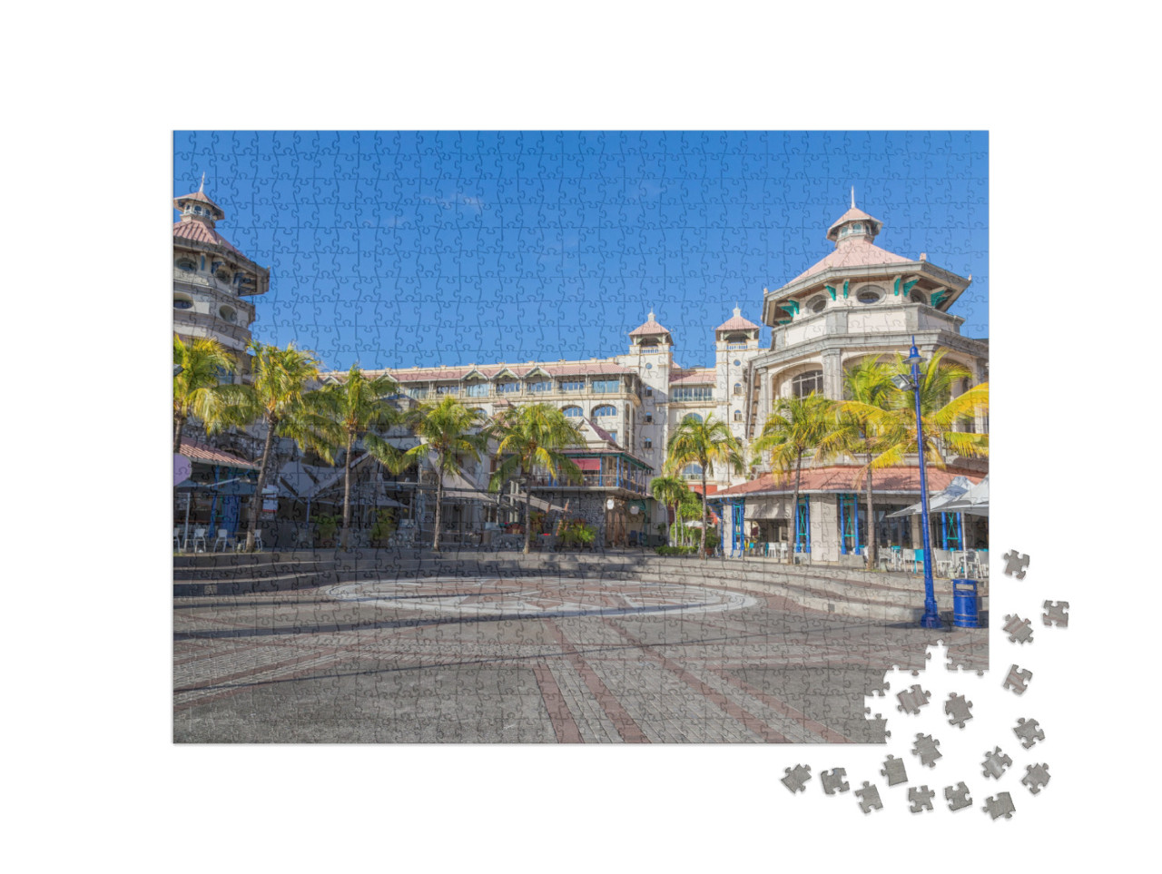 Port Louis Waterfront Center Capital of Mauritius... Jigsaw Puzzle with 1000 pieces