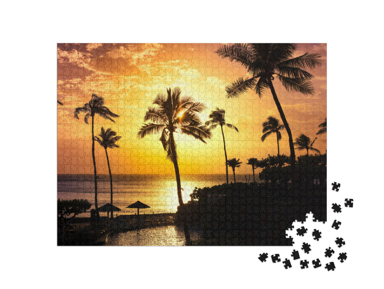 Maui Sunset... Jigsaw Puzzle with 1000 pieces