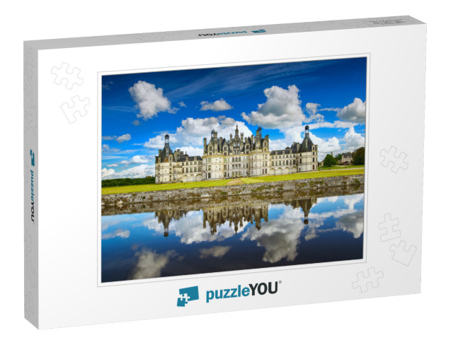 Chateau De Chambord, Royal Medieval French Castle & Refle... Jigsaw Puzzle