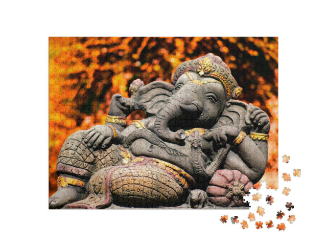 Ganesha is the God of Success. that Hindus in India & Bud... Jigsaw Puzzle with 1000 pieces