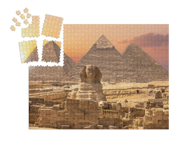 The Sphinx & the Piramids, Famous Wonder of the World, Gi... | SMART SORTED® | Jigsaw Puzzle with 1000 pieces