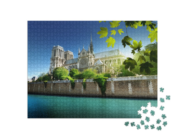 Notre Dame Paris, France... Jigsaw Puzzle with 1000 pieces