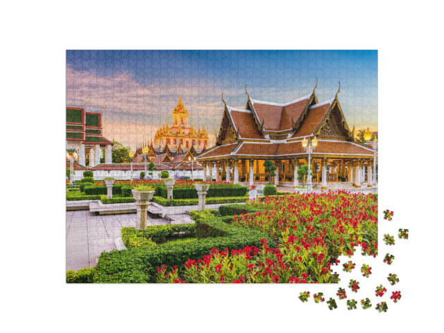 Wat Ratchanatdaram Temple in Bangkok, Thailand... Jigsaw Puzzle with 1000 pieces