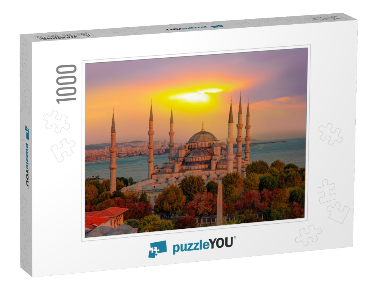 The Blue Mosque, Sultanahmet, Istanbul, Turkey... Jigsaw Puzzle with 1000 pieces