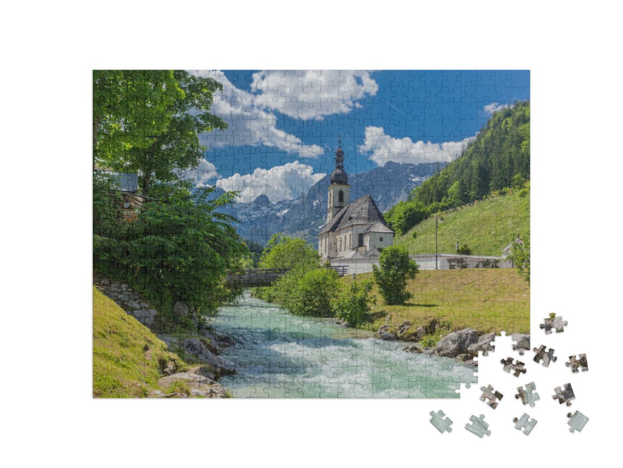 Beautiful Exploration Tour Along the Berchtesgaden Alpine... Jigsaw Puzzle with 500 pieces