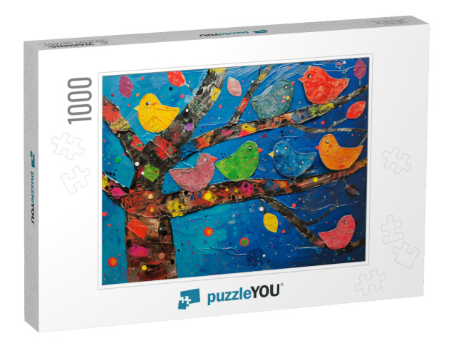 Paper Birds Jigsaw Puzzle with 1000 pieces