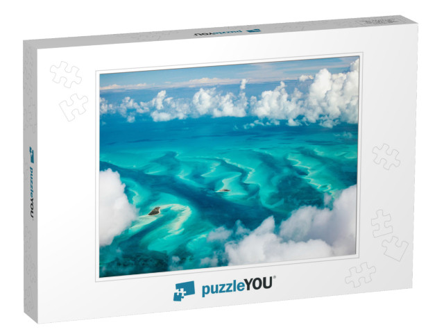 Beautiful View of Bahamas Islands from Above... Jigsaw Puzzle