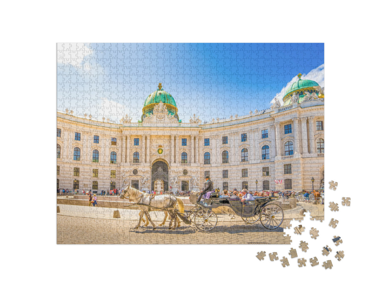 Alte Hofburg, Vienna, Austria... Jigsaw Puzzle with 1000 pieces