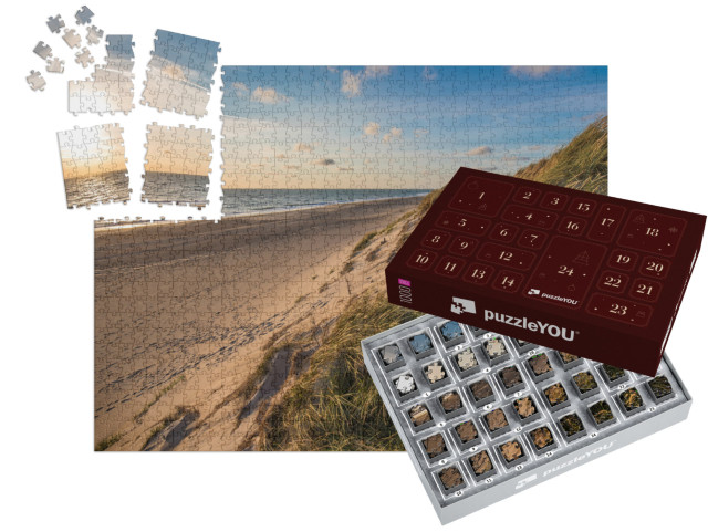 North Sea Beach, Jutland Coast in Denmark... | Jigsaw Puzzle Advent Calendar