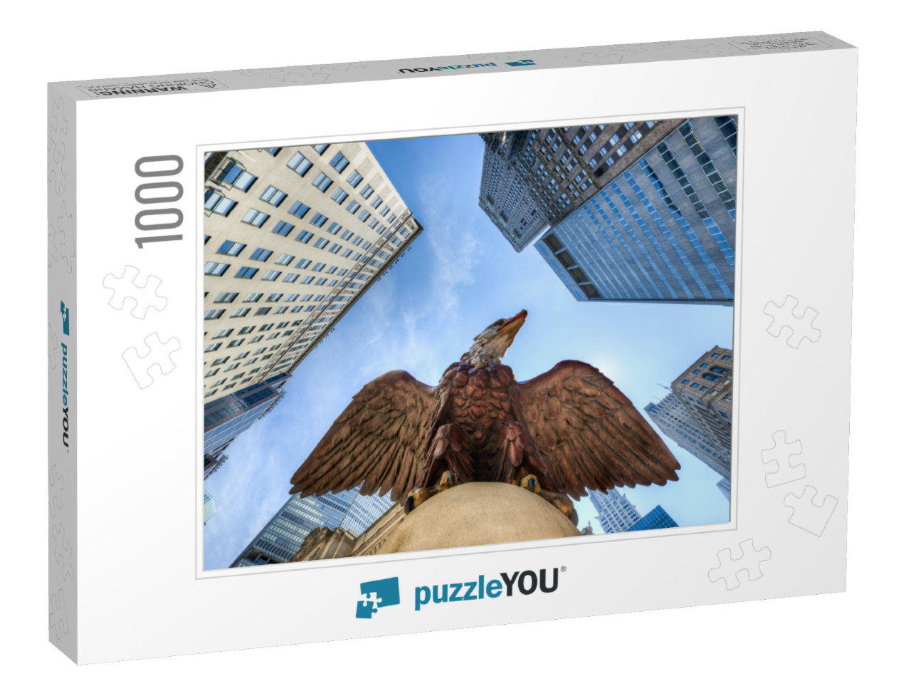 Eagle Statue Perched Over Grand Central Terminal, New Yor... Jigsaw Puzzle with 1000 pieces