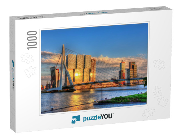 View of Rotterdam - Netherlands... Jigsaw Puzzle with 1000 pieces