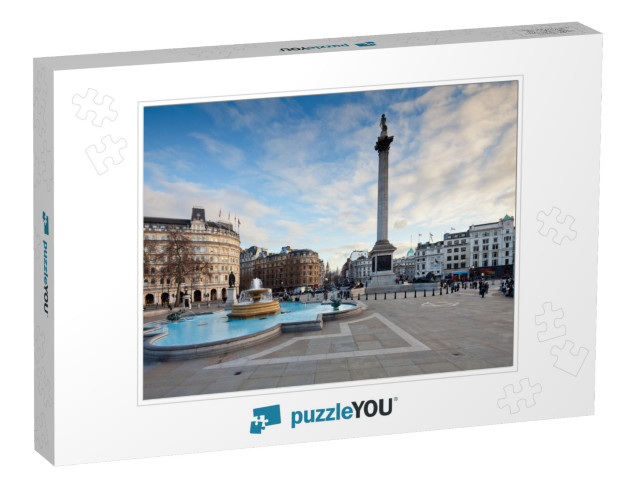 Trafalgar Square is a Public Space & Tourist Attraction i... Jigsaw Puzzle