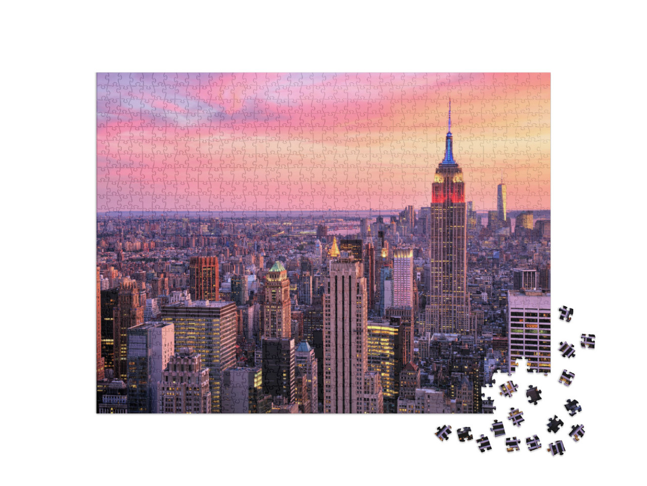 New York City Midtown Jigsaw Puzzle with 1000 pieces