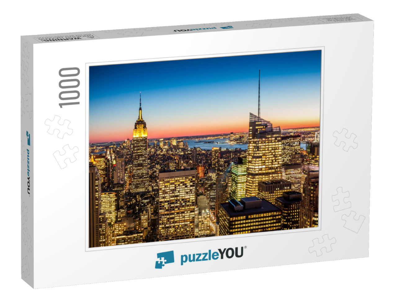 Aerial View of New York City in the Usa... Jigsaw Puzzle with 1000 pieces