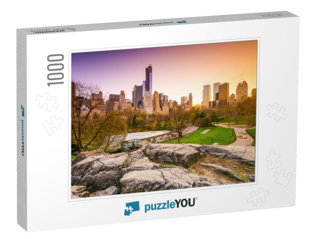 New York City Cityscape View from Central Park... Jigsaw Puzzle with 1000 pieces