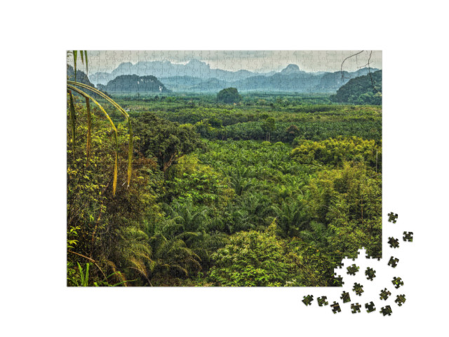 Thailand Rain Forest Landscape... Jigsaw Puzzle with 1000 pieces