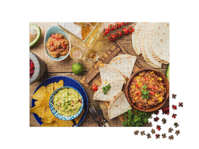 Mexican Food Mix... Jigsaw Puzzle with 1000 pieces