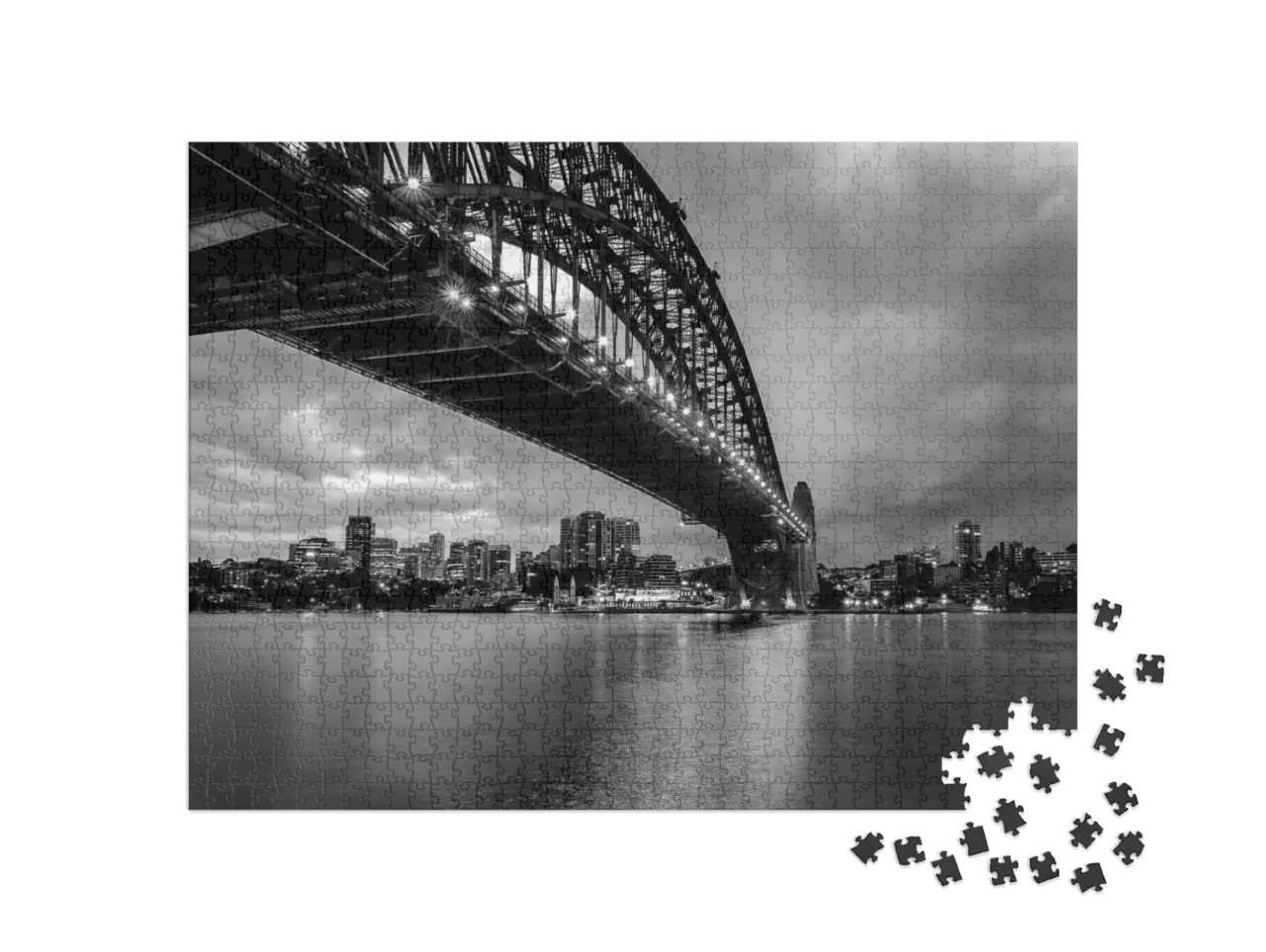 Sydney Harbor Bridge... Jigsaw Puzzle with 1000 pieces