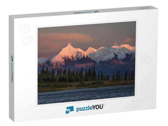 August 30, 2016 - Mount Denali At Wonder Lake, Previously... Jigsaw Puzzle