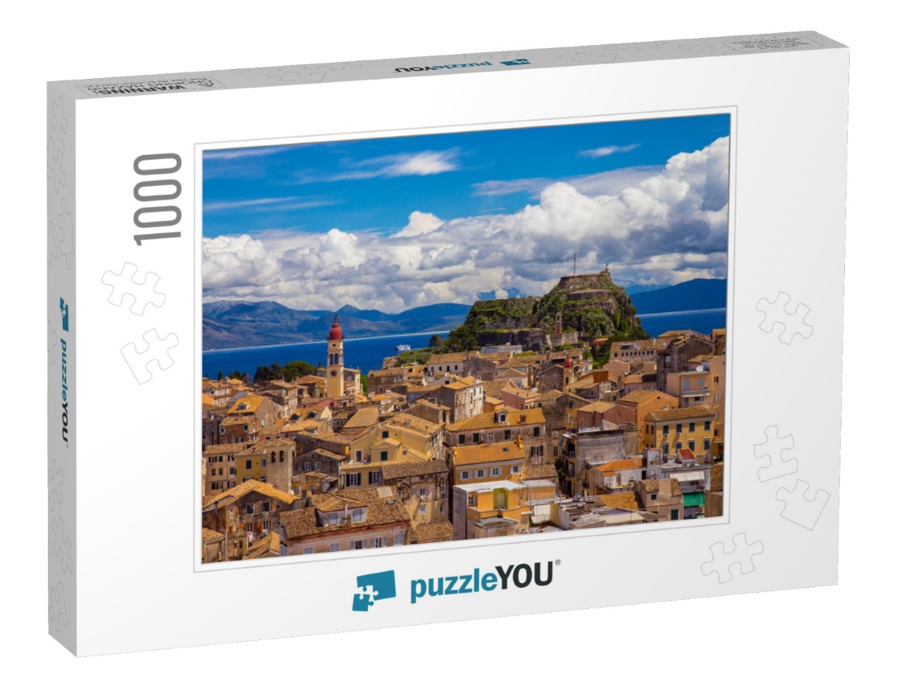 View of Corfu Old Town, Greece... Jigsaw Puzzle with 1000 pieces