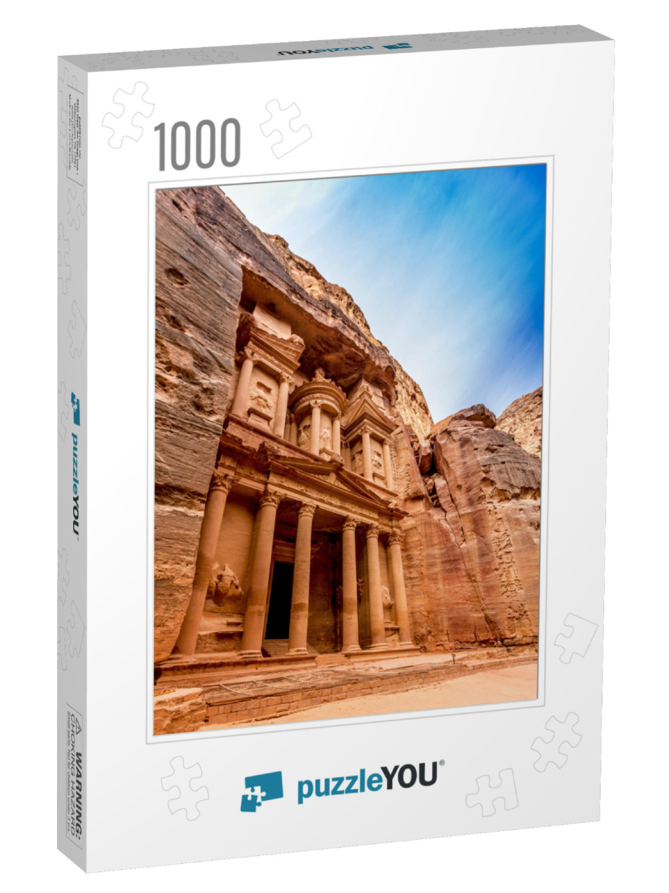 The Treasury in Jordan, Petra... Jigsaw Puzzle with 1000 pieces