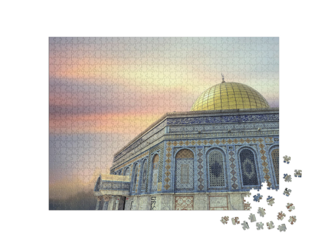 Dome of the Rock... Jigsaw Puzzle with 1000 pieces