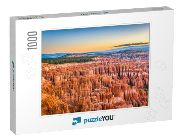 Bryce Canyon National Park, Utah, USA At Dawn... Jigsaw Puzzle with 1000 pieces