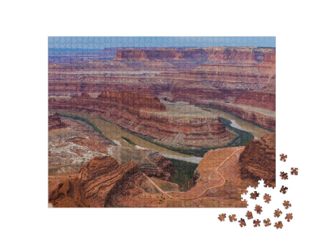 Dead Horse Point National Scenic Landscape View Red Rock... Jigsaw Puzzle with 1000 pieces