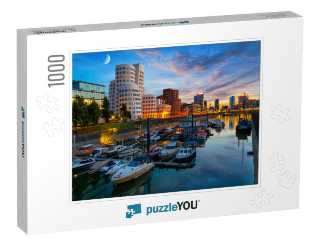 Dusseldorf Media Harbor... Jigsaw Puzzle with 1000 pieces