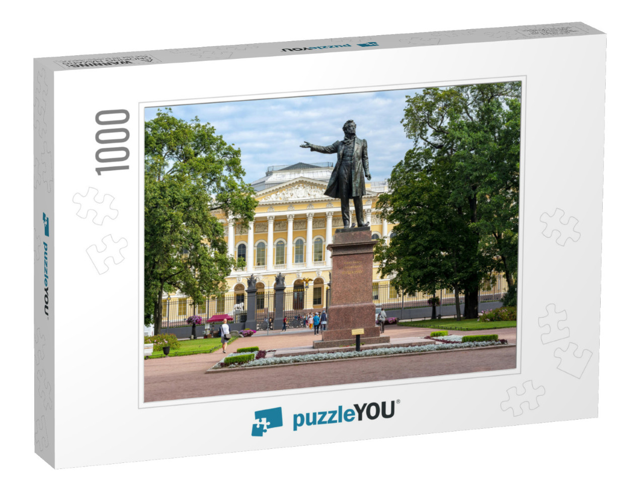 Monument to Russian Poet Alexander Pushkin on Culture Squ... Jigsaw Puzzle with 1000 pieces