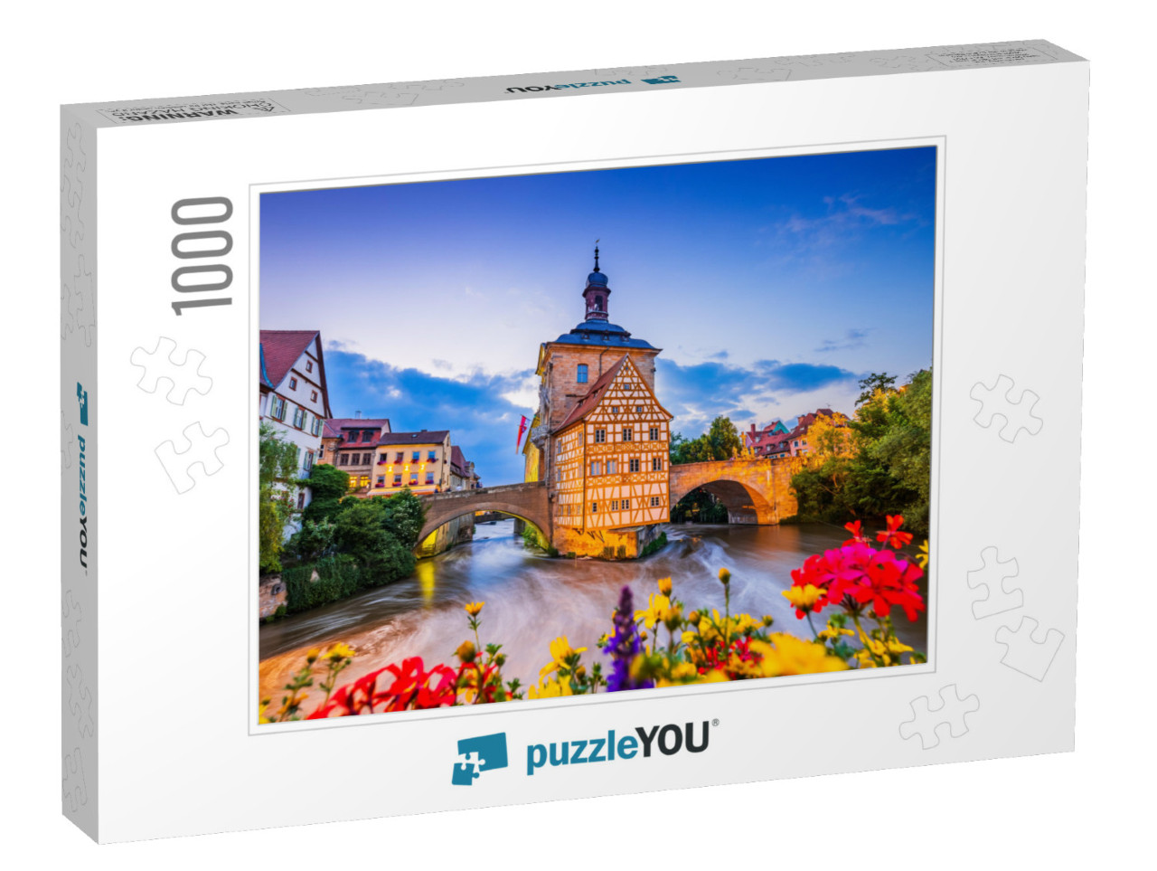 Bamberg, Germany. Town Hall of Bamberg Altes Rathaus with... Jigsaw Puzzle with 1000 pieces