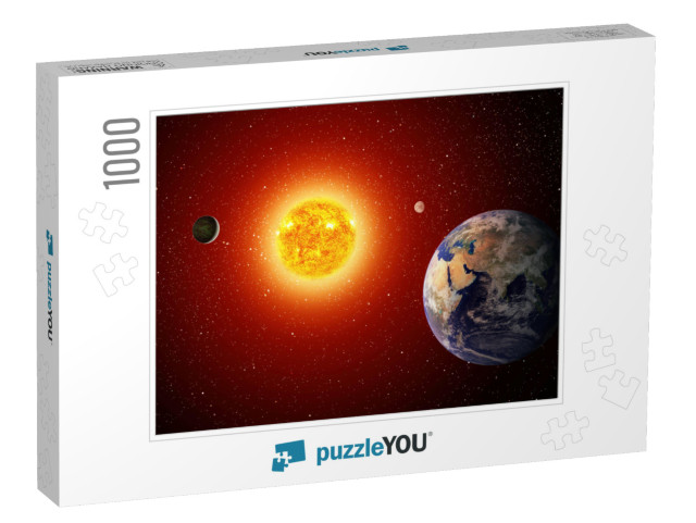 Solar System Collage Images from Www. Nasa. Gov... Jigsaw Puzzle with 1000 pieces