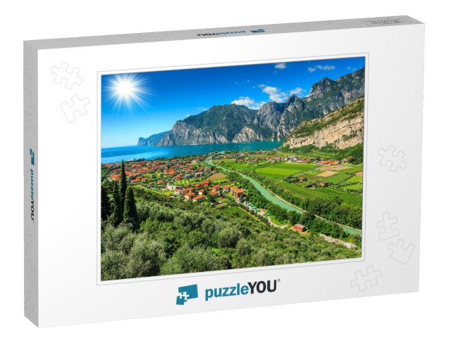 Beautiful Sunny Day on Lake Garda, Torbole. Italy, Europe... Jigsaw Puzzle