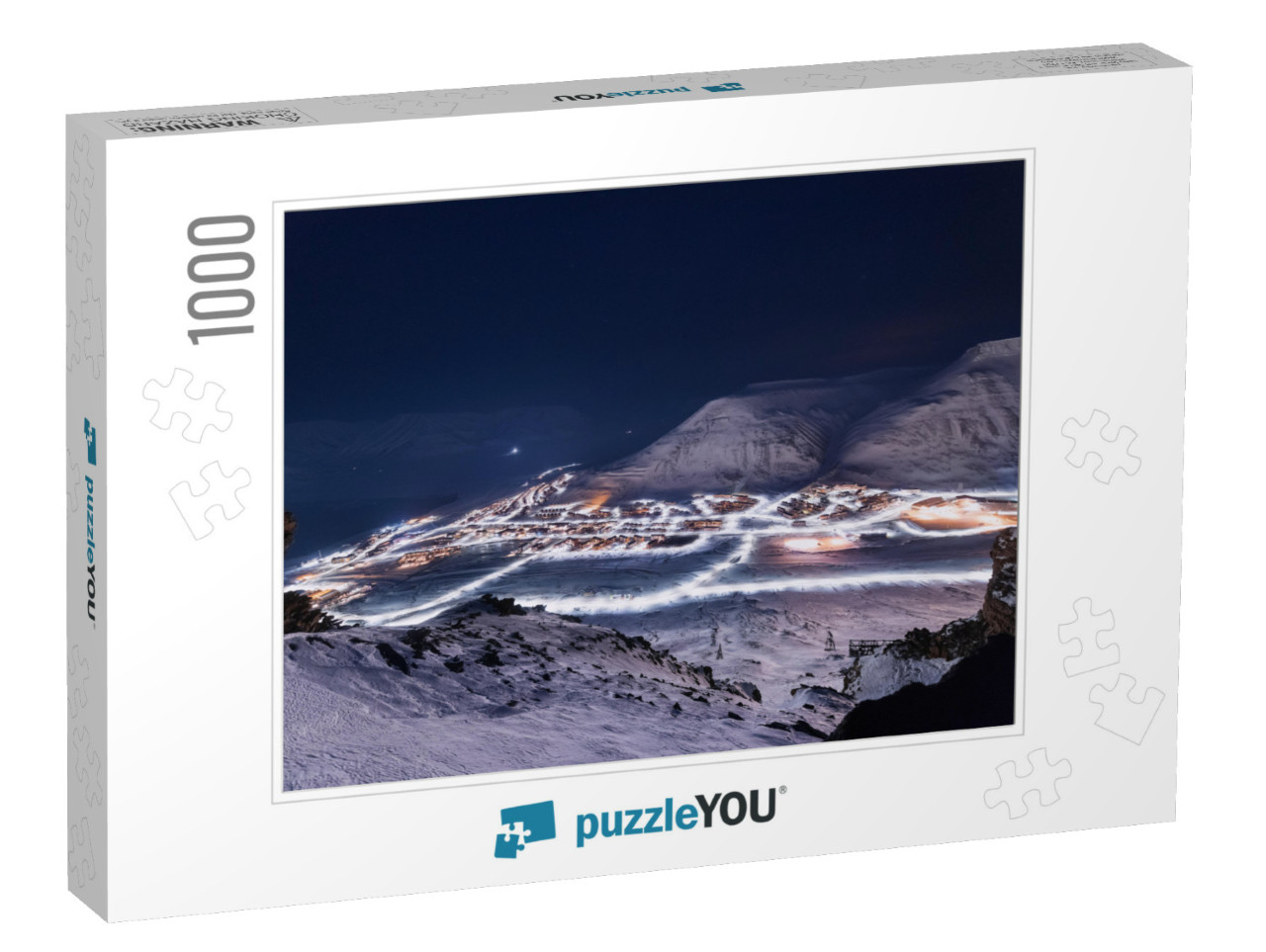 Norway Landscape Ice Nature of the City View of Spitsberg... Jigsaw Puzzle with 1000 pieces